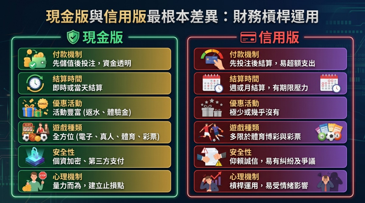 現金版、信用版哪個好？TU娛樂城解析玩法差異：加碼體驗金換現金攻略